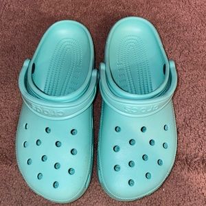 Crocs Turquoise Color Size 9W and Size 7M